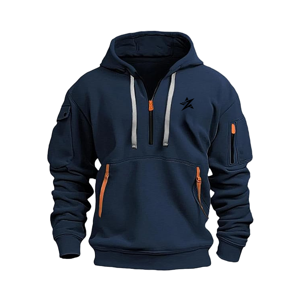 Half zipper hoodies